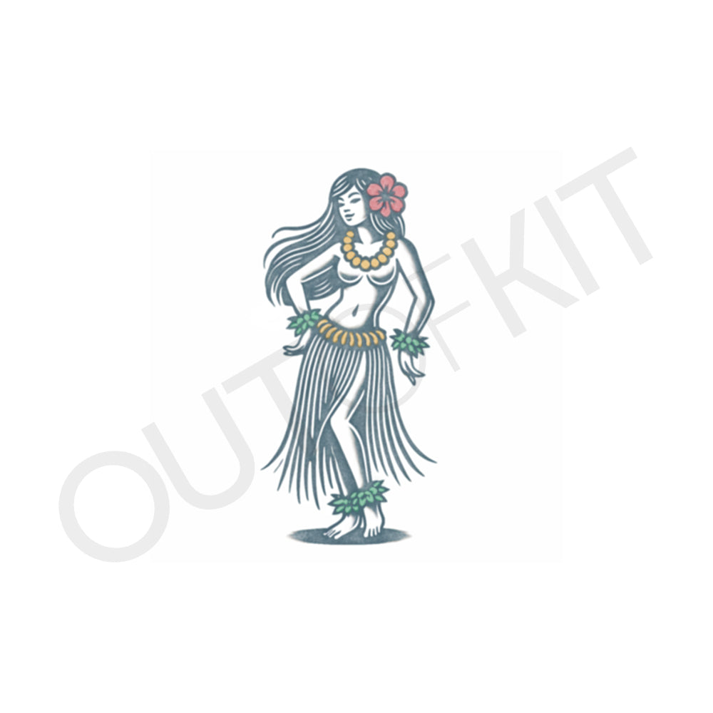 Hula Girl Tattoo