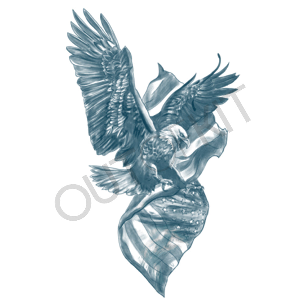 The Eagle and the Flag Tattoo