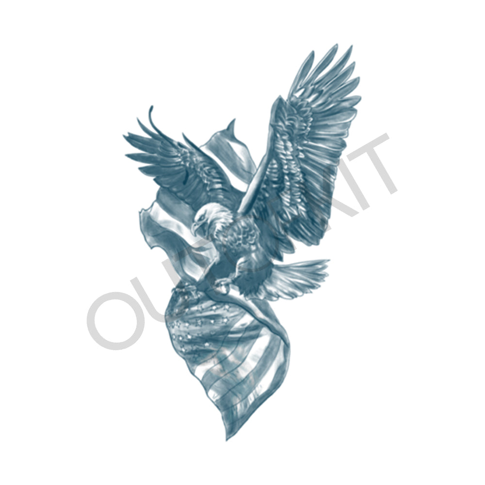 The Eagle and the Flag Tattoo
