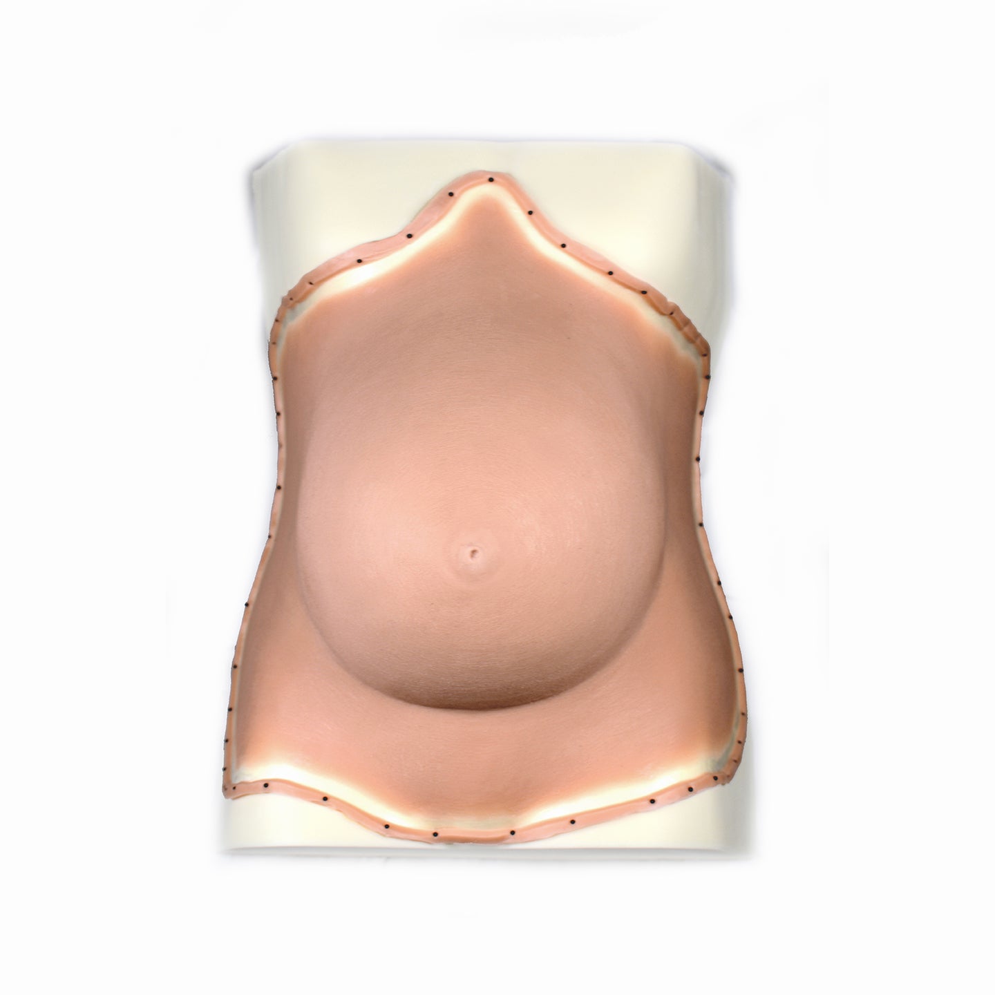Female 9 Month Pregnant Belly
