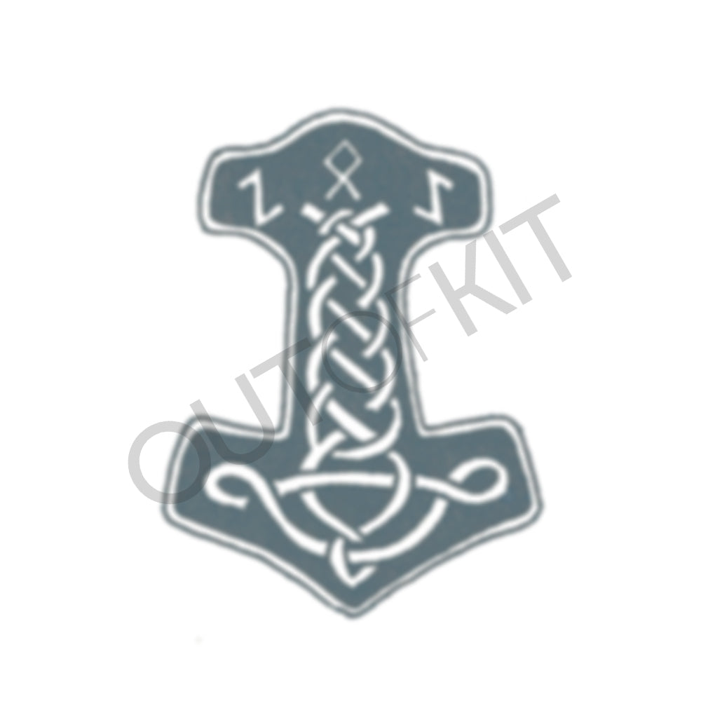 Thors Hammer Tattoo 1