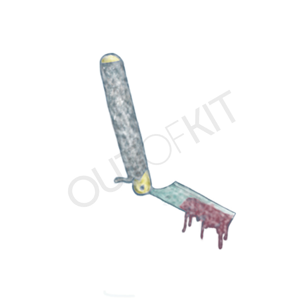 Bloody Switchblade Tattoo