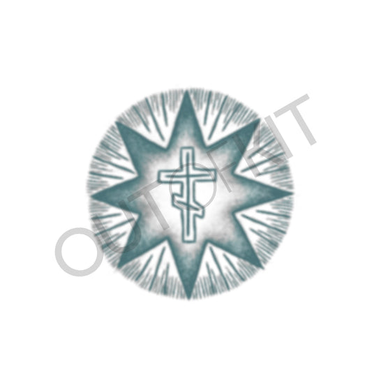 Russian Star Tattoo 1