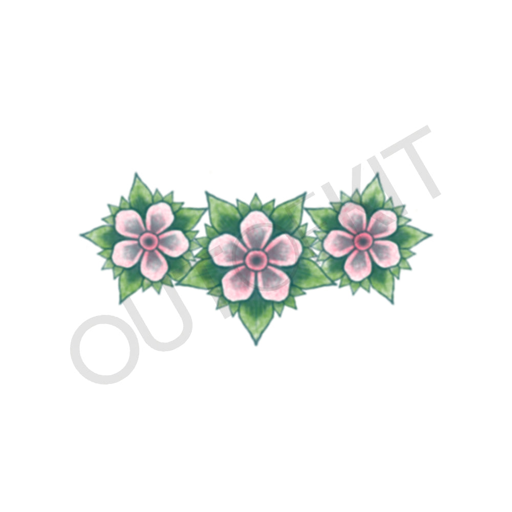 Flowers Three Tattoo