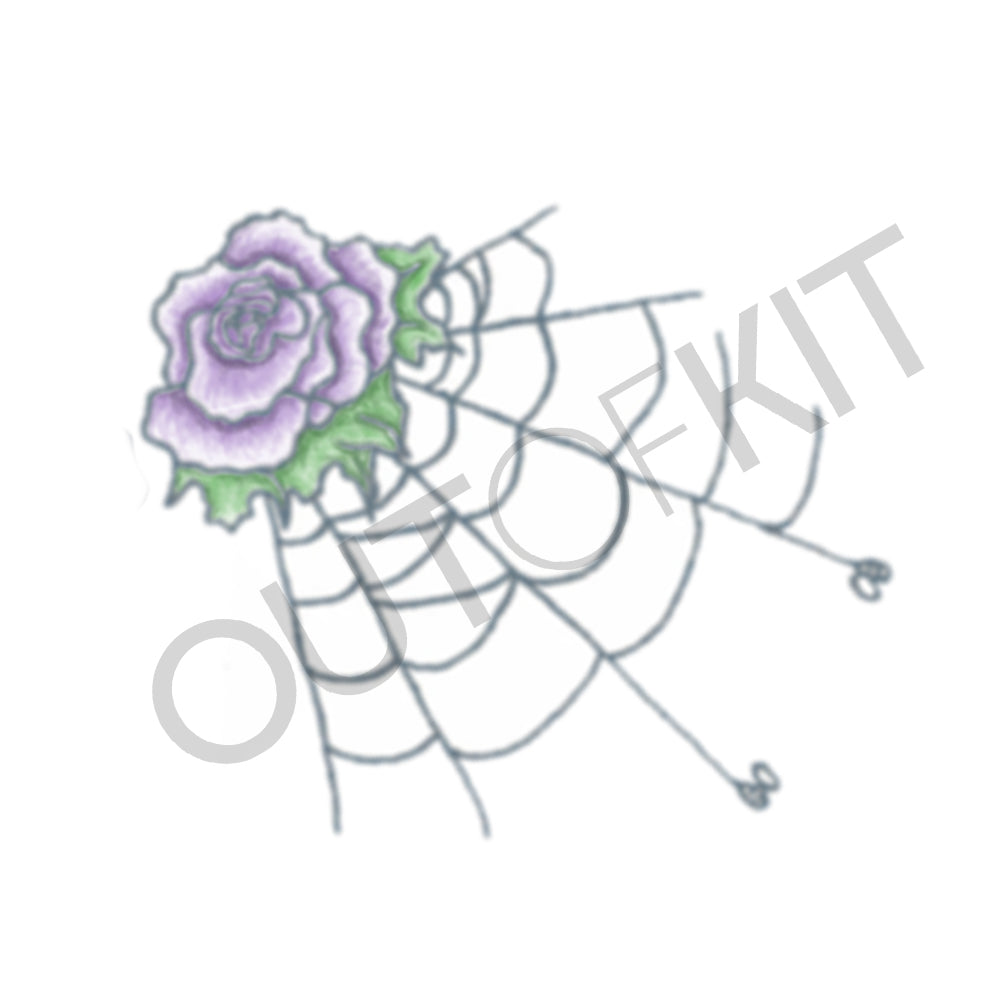 Flower Web Tattoo