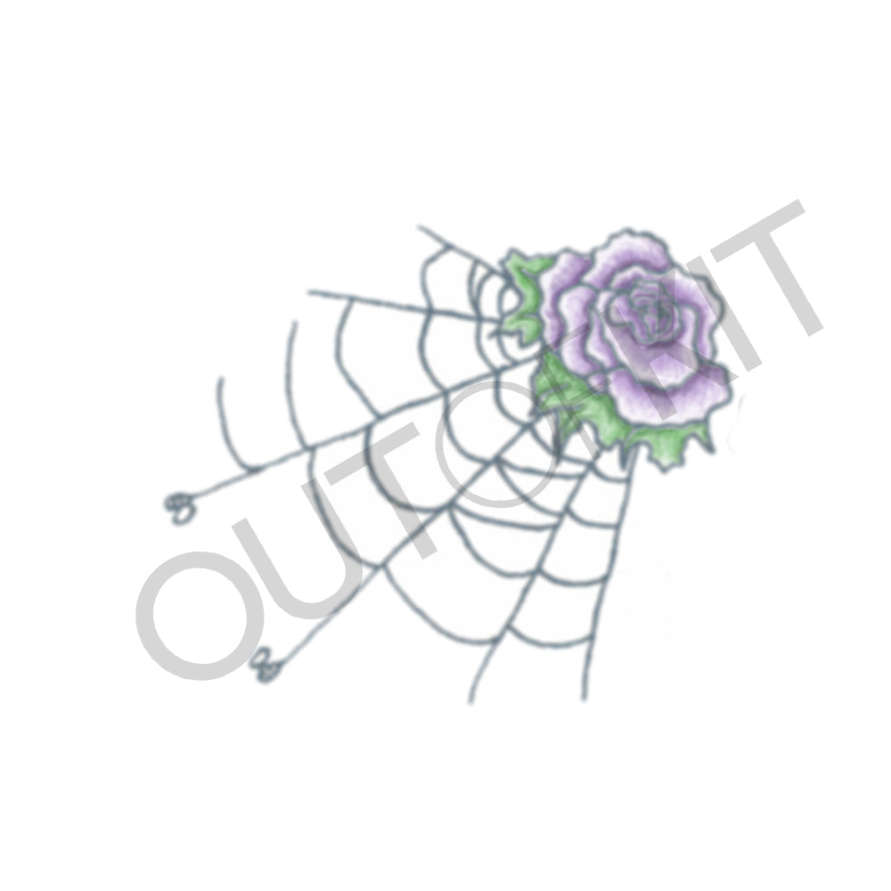 Flower Web Tattoo