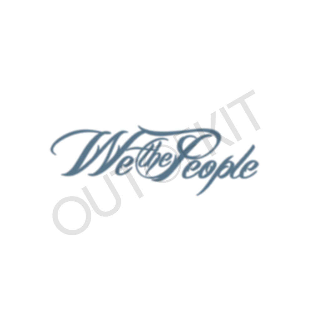 We The People Plain Tattoo