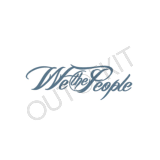 We The People Plain Tattoo