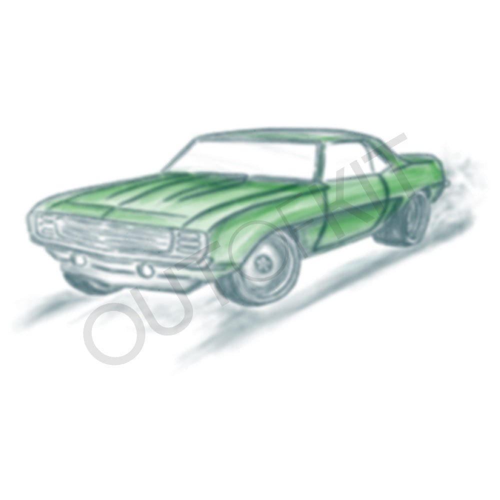 Muscle Car Tattoo