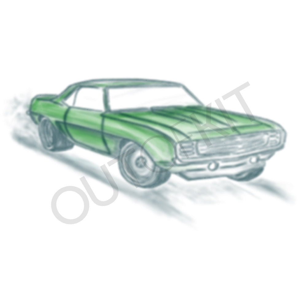 Muscle Car Tattoo