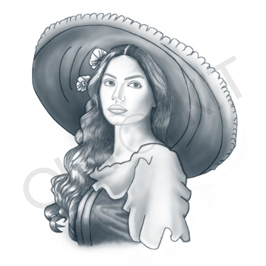 Spanish Lady Portrait