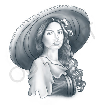 Spanish Lady Portrait