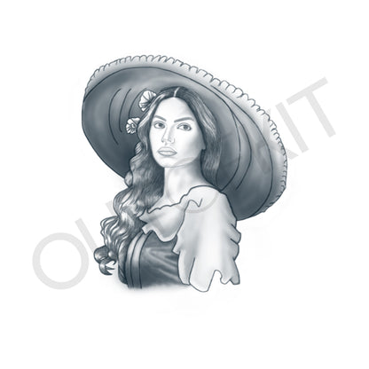 Spanish Lady Portrait