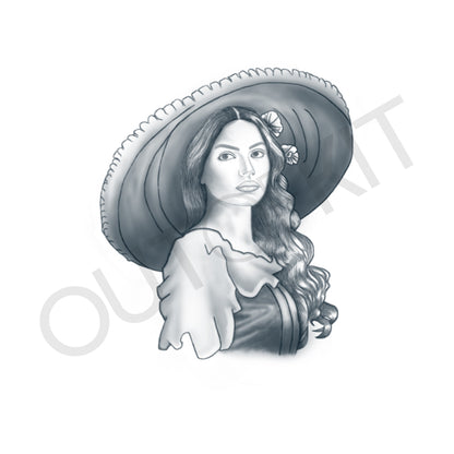 Spanish Lady Portrait