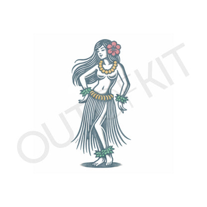 Hula Girl Tattoo