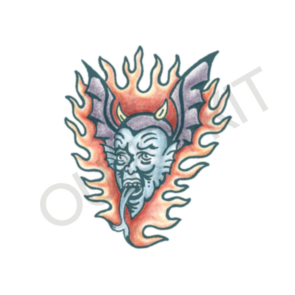 Devil Face Tattoo Designs