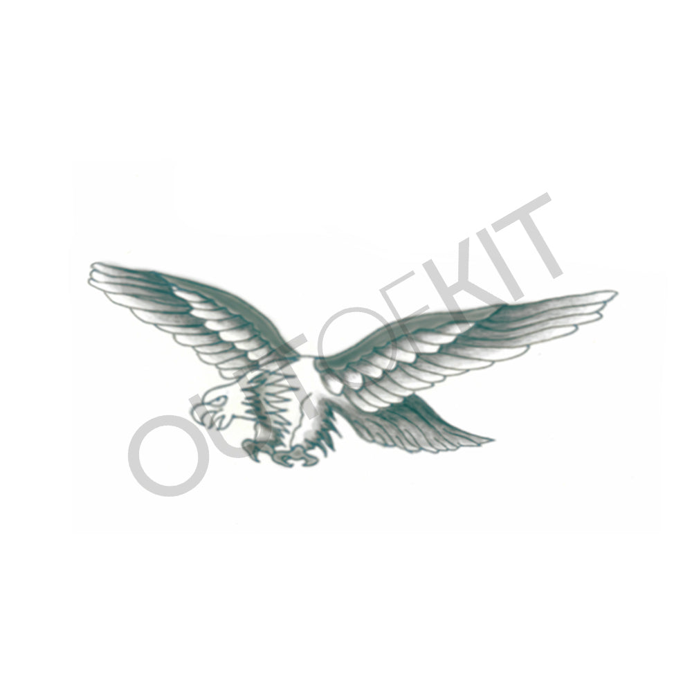 simple little #eagle tattoo design i did for a client last… | Flickr