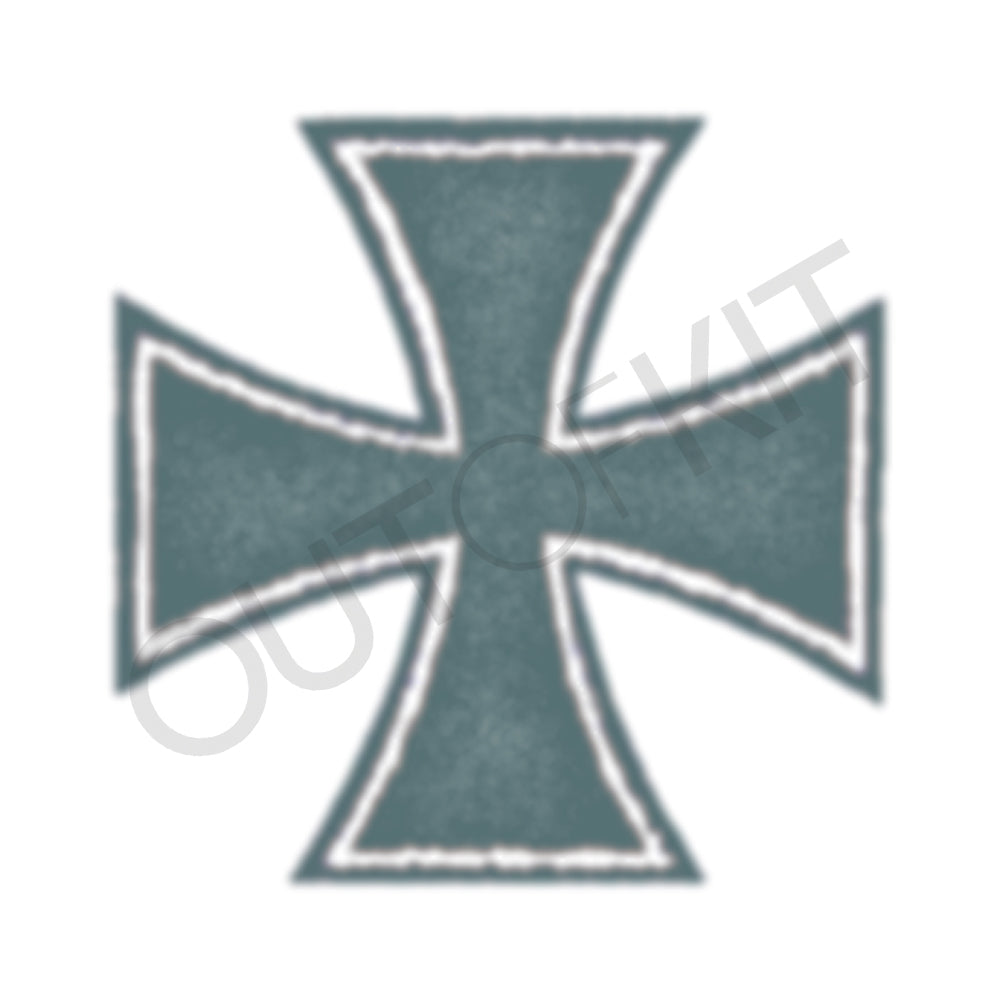 Orthodox Cross Temporary Tattoo Sticker - OhMyTat
