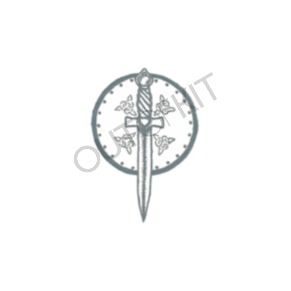 Shield and Dagger Tattoo