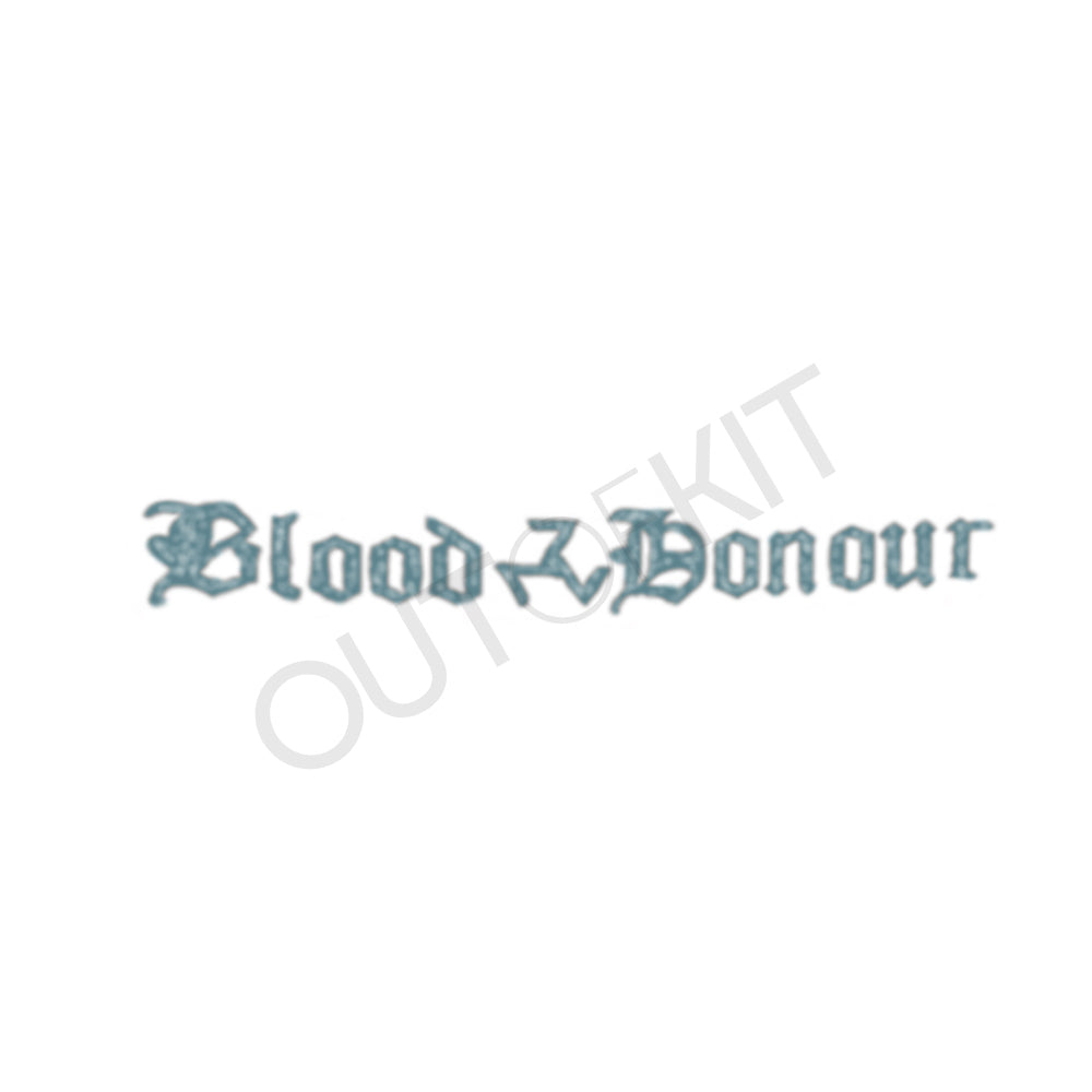 Blood and Honour Tattoo Out of Kit
