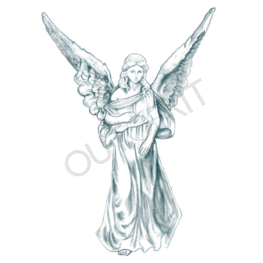 Girls-Angel-Tattoo-Design | More Great Tattoo Ideas Are Avai… | Flickr