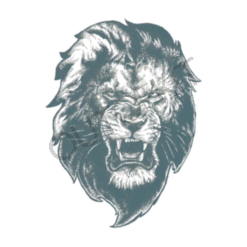 Buy Majestic Lion Tattoo Design Download High Resolution Digital Art PNG  Transparent Background Printable SVG Tattoo Stencil Online in India - Etsy