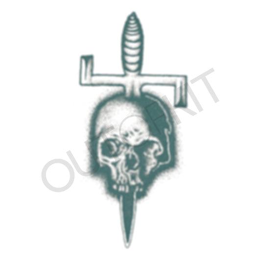 Skull Dagger Tattoo 2