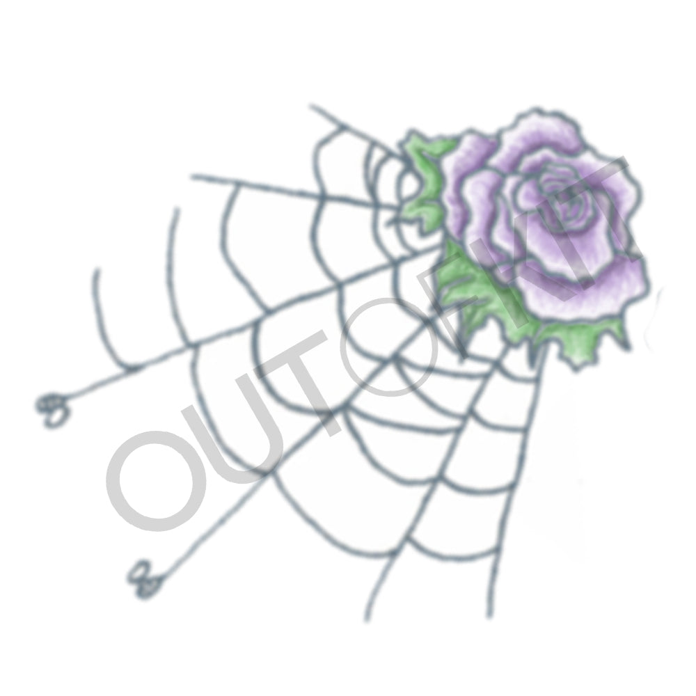 Flower Web Tattoo