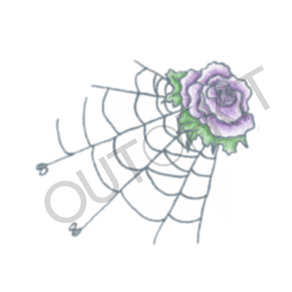 Flower Web Tattoo